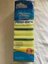 2-6pk (tot 12) Scrub Buddies NailGuard Sponges Multipurp Cleaning Dishes Kitchen