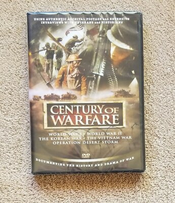 Century of Warfare 2-DVD Metal Box Set WWI WWII Korean Vietnam