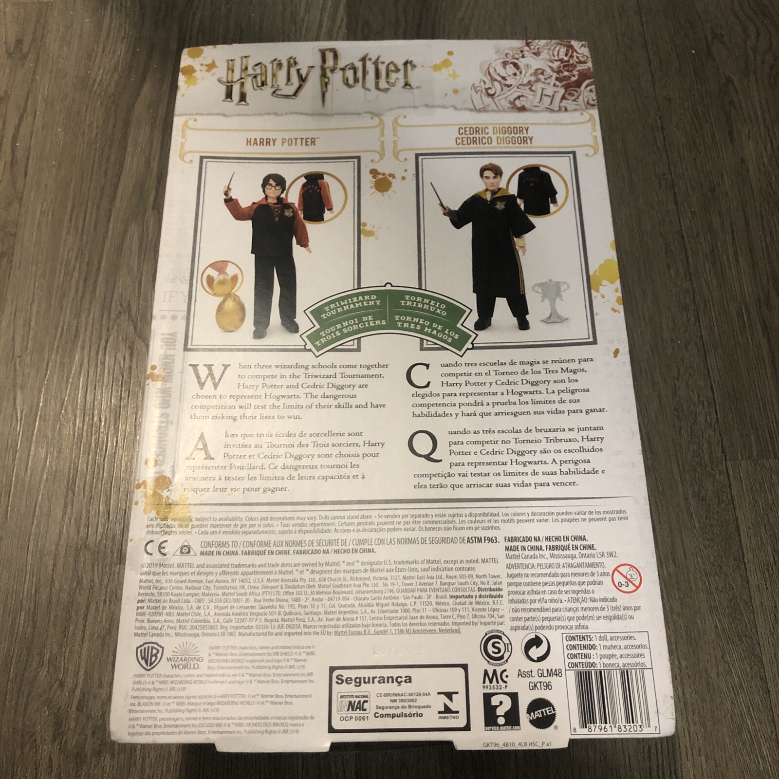 Wizarding World Harry Potter Mattel Doll Cedric Diggory, Funko Pop, & Figure