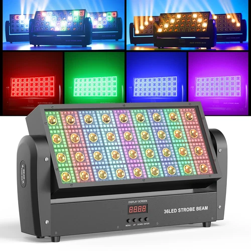 4 sztuki 250W Wallwasher Światło sceniczne RGBW 36LED DMX Strobe Moving Head DJ Reflektor - Zdjęcie 6 z 21