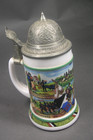 German Army Regimental Beer Stein Pewter Lid REPRO — photo 2
