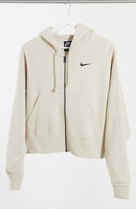 BRAND NEW NIKE MINI SWOOSH OATMEAL/ BEIGE/ CREAM ZIP HOODIE | eBay