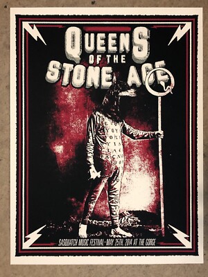 Queens of The Stone Age 2014 Screenprint Poster Kyuss | eBay Queens Of The Stone Age Poster 2014