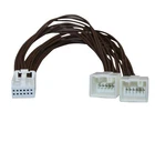 Y Wire Harness For VW BMW Mercedes Ford One Male To Two Female Full Pins 20cm