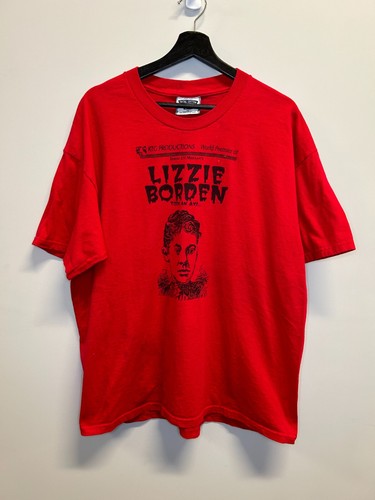 Vintage Lizzie Borden Took An Axe Horror Serial Graphic T Shirt