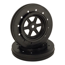 Gambler Drag Racing Front Wheels Black w/12mm Hex