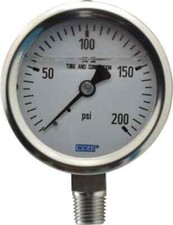 Wika 2-1/2 Dial, 1/4 Thread, 0-200 Scale Rang...