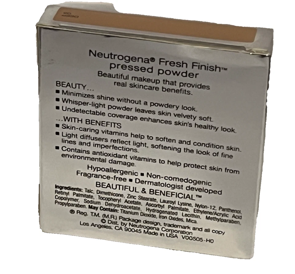 Neutrogena Fresh Finish Pressed Powder, # 05 Deep NET WT. .35 oz - Image 2 of 3