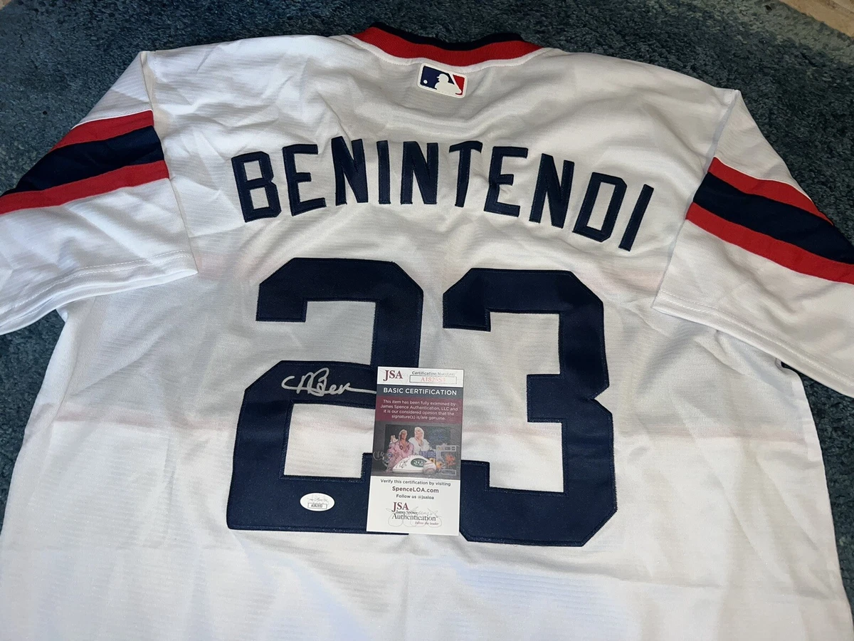 Andrew Benintendi Signed Chicago White Sox Jersey Superstar JSA Auth