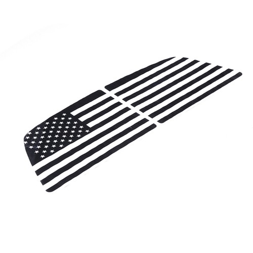 For Toyot@ Tacoma 2011-2015 Black Flag PVC Rear Window Glass Sticker Decal Cover - Foto 2 di 12