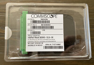 CommScope 360DMIS-12LCA-SM Systimax Instapatch 360 Lazrspeed Adapter Module NEW