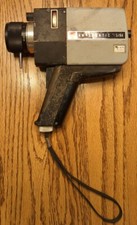 GAF ANSCOMATIC S/84 Vintage Collectible Super 8mm Movie Camera.