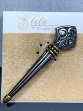 Vintage Signed  Douglas Paquette Silver Good Tone  Pin Brooch NWT