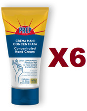 6PCS PREP CONCENTRATED HAND CREAM TUBE 75ML DOES NOT GREASE DRY AND CRACKED HANDS