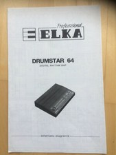 ELKA DRUMSTAR 64 Rhythm Unit quadro elettrico Schematic Diagrams Service Manual NUOVO