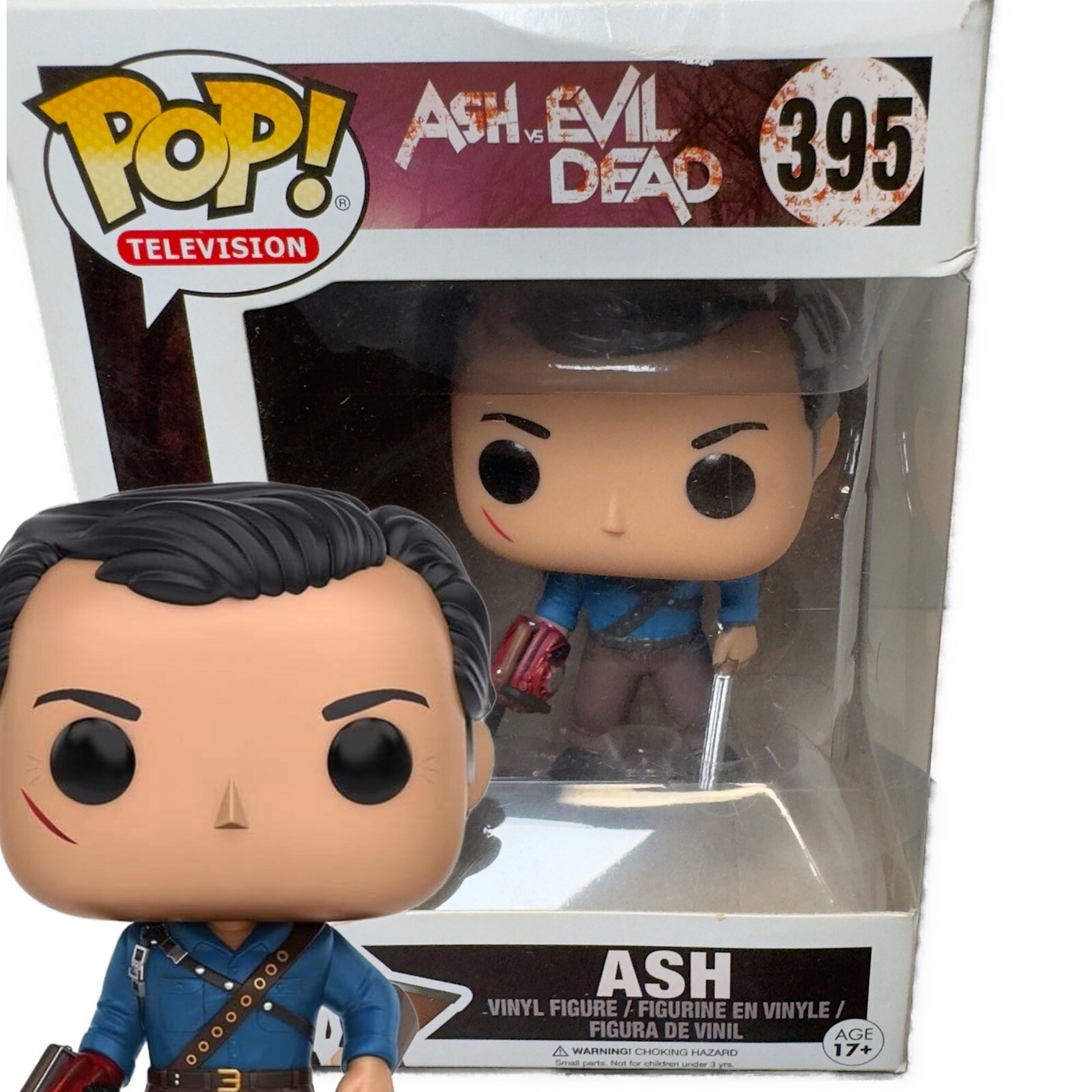 Funko Pop! Vinilo: Ash Vs Evil Dead - Ash Williams #395 En Estuche Protector