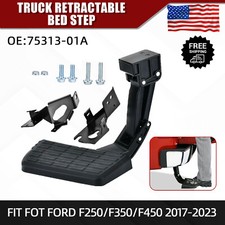 Rear Bed Step Retractable Bumper Step For 17-2023 Ford F-250 F-350 F-450 Rear Bed Step Retractable Bumper Step For 17-2023 Ford F-250 F-350 F-450