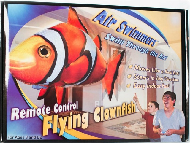air swimmers flying clownfish