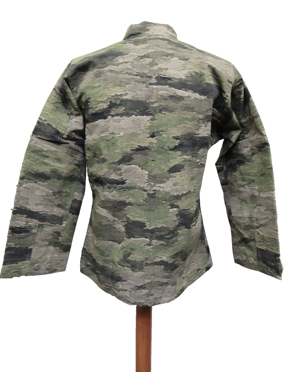 Tru Spec ATACS FG Camo BDU Shirt Combat Jacket 4 Pocket Poly