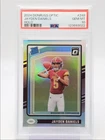 JAYDEN DANIELS 2024 DONRUSS OPTIC RATED ROOKIE HOLO PRIZM B RC PSA 10 Q0004