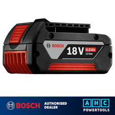 Bosch 18v 4.0ah Li-ion Battery Pack (Cool Pack) with indicator, New Genuine UK
