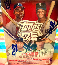2026 Topps Series 1 *Topps 75 MLB Trading Cards* *Blaster Box*