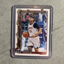 Jordan Poole 2025-26 Topps Basketball Holiday Plaid #H73 Wizards