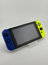 Nintendo Switch Grau mit blauem und neongelbem Joy-Con | Konsole | getestet