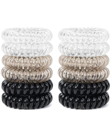 12 StüCk Spiral Haargummis, Elastisch Zopfgummi, Telefonkabel Haargummi, Haargum