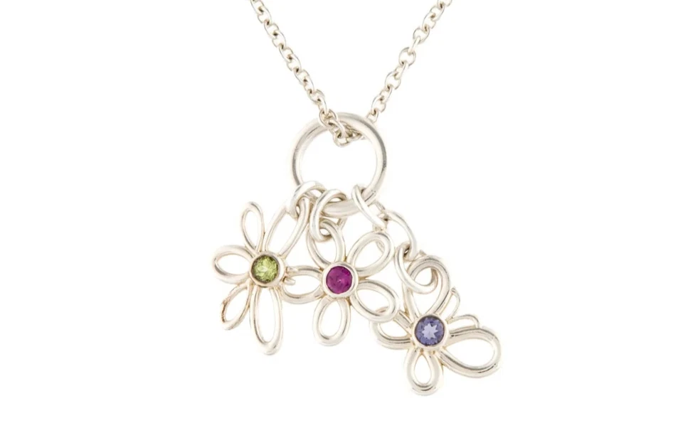 TIFFANY & CO. COLLAR Flor Mariposa Libélula con PERIDOTO DE MITISTA Y RODOLITO Foto 2 de 4