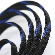 WYEUTO 32ft 1/2 inch PET Expandable Braided Sleeving Cable Sleeve 1/2 12mm Bl...