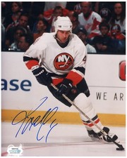 Roman Hamrlik Signed Autographed 8x10 NY Islanders Skating Hockey Photo ACOA