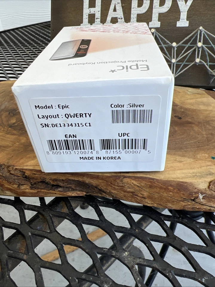 Epic Mobil Projection Keyboard With Paperwork Open But Never Used See Photos - Image 3 of 4