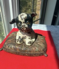 Antique Fido On Pillow By Hubley MF Co.