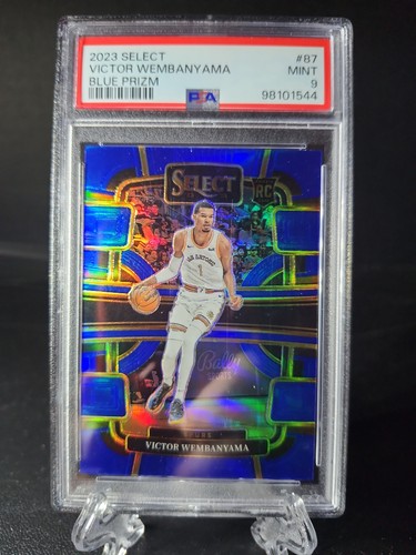 2023 Select Victor Wembanyama Blue Prizm (RC)#87 PSA 9 San Antonio Spurs