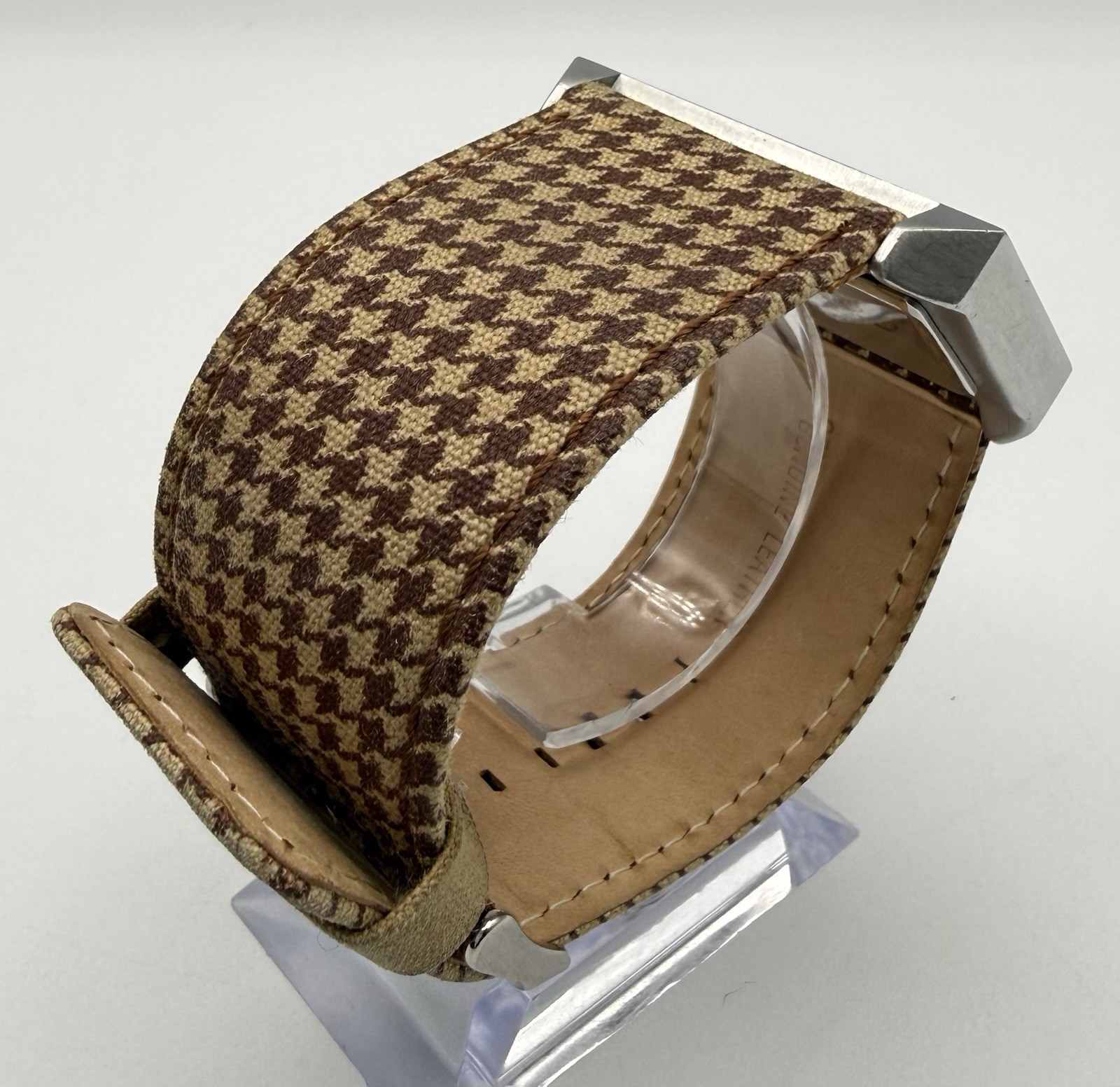 Vans Off The Wall Rectangular Watch Brown Leather… - image 4