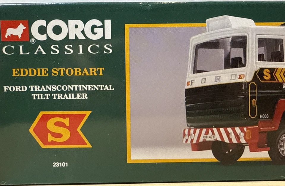 CORGI CLASSICS #23101 FORD TRANSCONTINENTAL TILT TRAILER EDDIE STOBART - Image 3 of 4