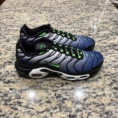 nike air max plus black particle grey vapour green