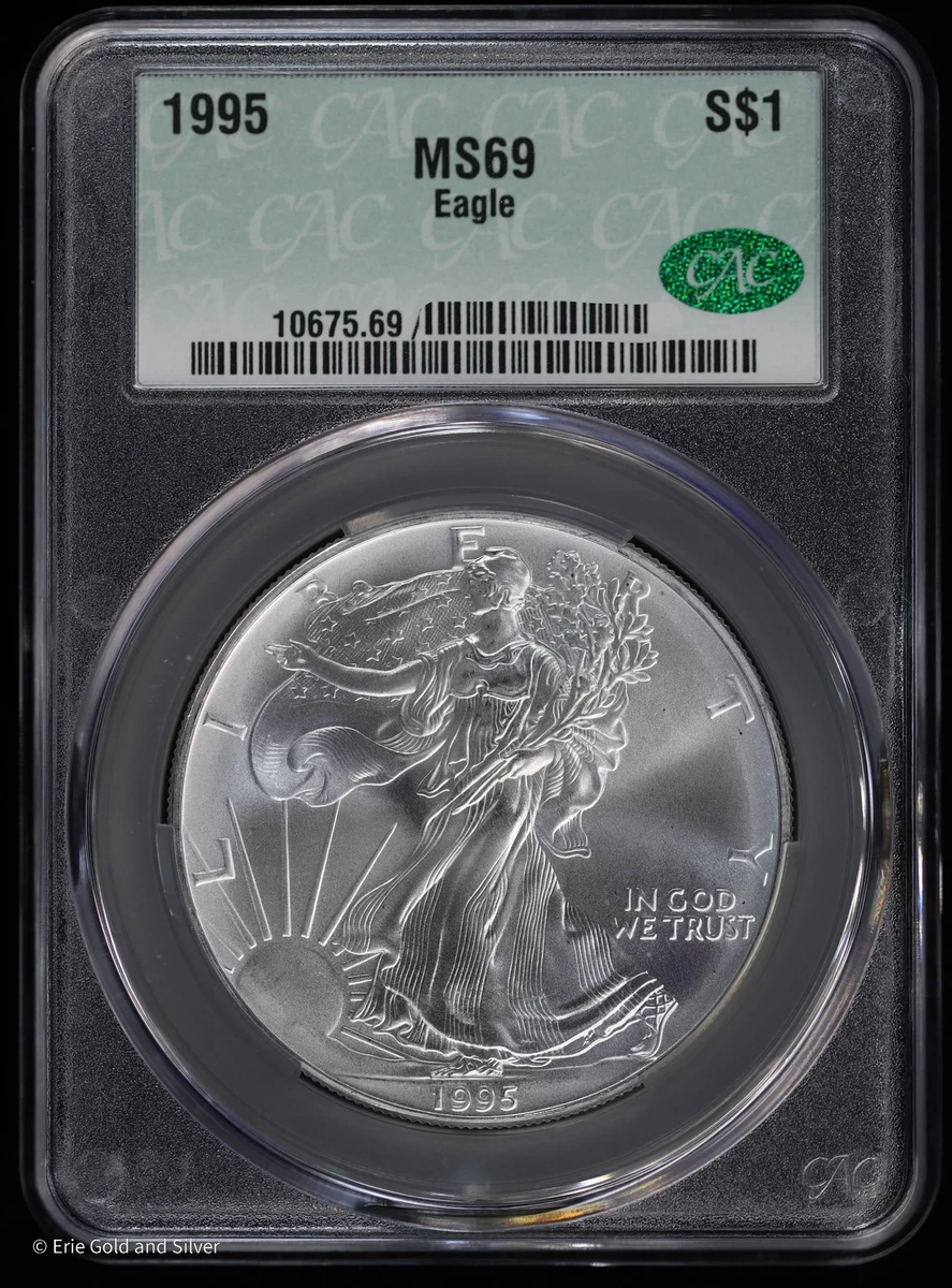 イーグル$1銀貨 NGC MS69 1995年 イーグル$1銀貨NGCMS691995年 【公式