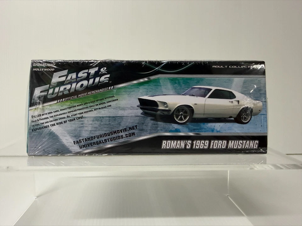 Greenlight 1:43 - Fast & Furious - Roman's Ford Mustang 1969 - SEALED - Image 2 of 2