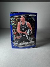 FREE SHIP 2025 Panini WNBA Prizm Megan Gustafson 49 Blue Velocity Las Vegas Aces