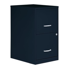 NuSparc 2-Drawer Steel Locking Filing Cabinet - Pre-Assembled, Letter Size