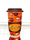 Reese's Lover's Peanut Butter Cup Mug Silicone Lid & Grip Ceramic Coffee mug — photo 1