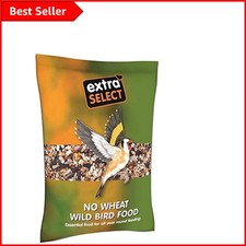 Nutritious Wheat-Free Bird Feed with Sunflower Hearts - 1kg for All Seasons 4.99 per kilo