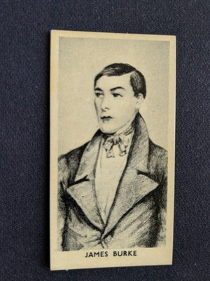 1938 Cartledge Famous Prize Fighter Card # 14 James Burke (EX)