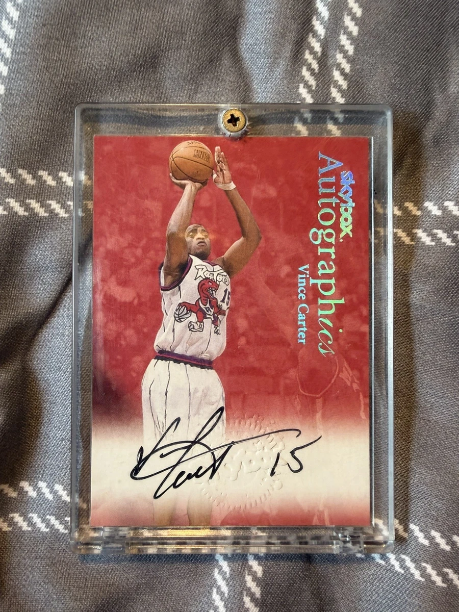 Vince Carter Basketball Toronto Raptors Autographed Sports Trading