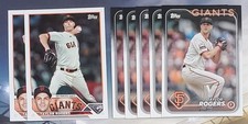 Taylor Rogers Lot of 7 Cards 2023-2024 Topps San Francisco Giants