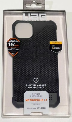UAG - Metropolis LT Series Case with Magsafe for iPhone 15 Plus 14 Plus -  Black