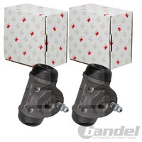 2X NK Radbremszylinder Hinten Passend FÜR Dacia Logan Sandero Renault Clio