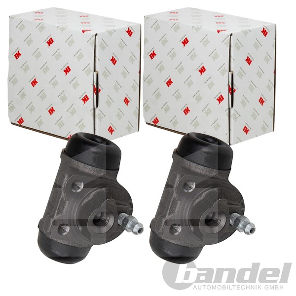 2X NK Radbremszylinder Hinten Passend FÜR Dacia Logan Sandero Renault Clio-image